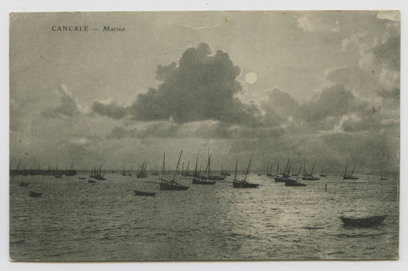 Carte postale ancienne Cancale - Marine