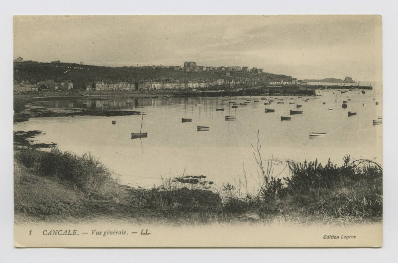 Carte postale ancienne 1  Cancale - Vue Generale - Ll
