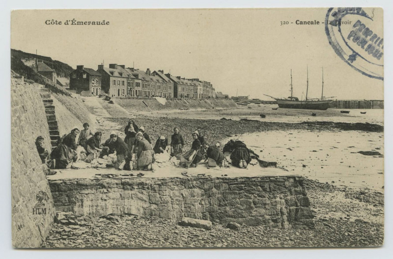 Carte postale ancienne 320 - Cancale - Le Lavoir