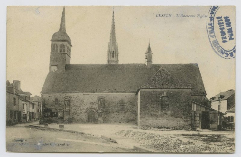 Carte postale ancienne Cesson - L'Ancienne Eglise