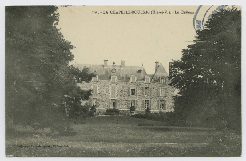 Carte postale ancienne 795. - La Chapelle-Bouexic (Ille-et-Vilaine). - Le Château.
