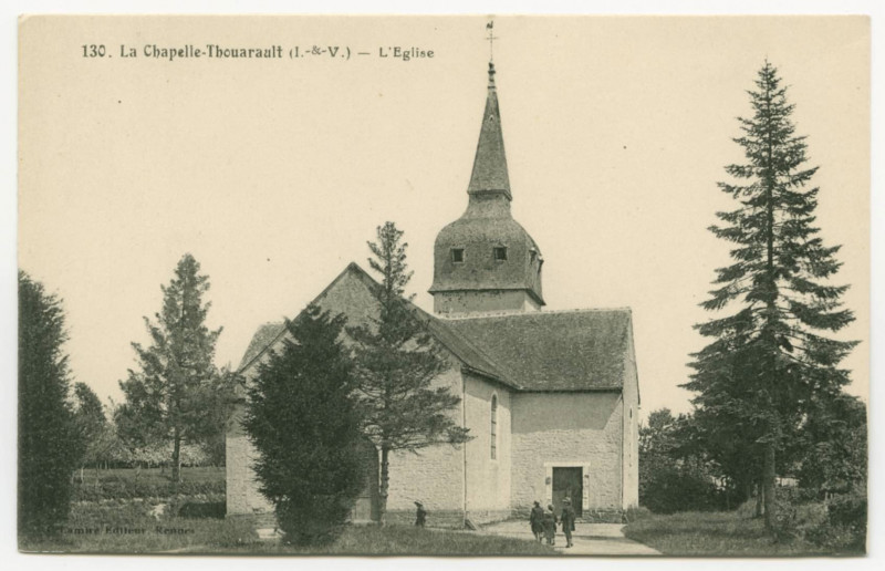 Carte postale ancienne 130. La Chapelle-Thouarault (I.-&-V.) - L'Eglise.