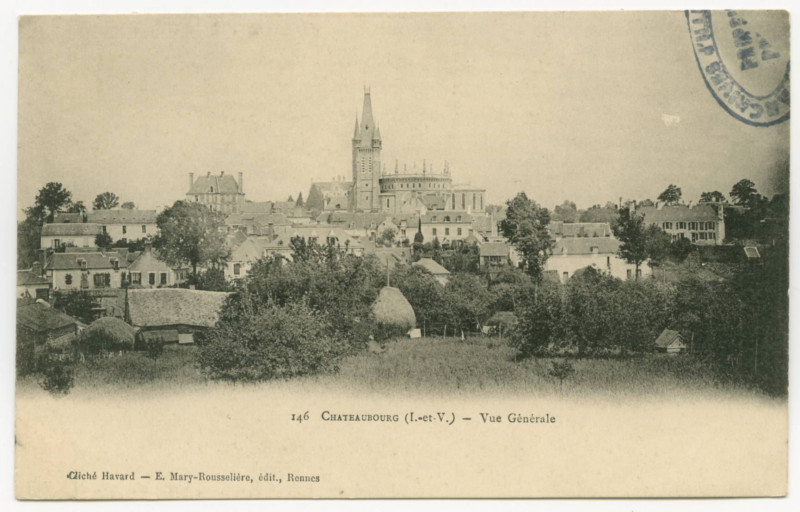 Carte postale ancienne 146 Chateaubourg (I.-et-V.) - Vue Generale.