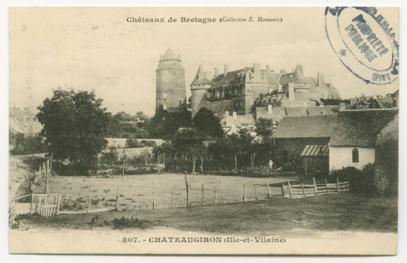Carte postale ancienne 807. - Chateaugiron (Ille-et-Vilaine).