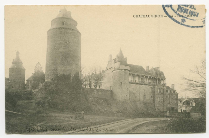 Carte postale ancienne Chateaugiron - 191 - Le Château.