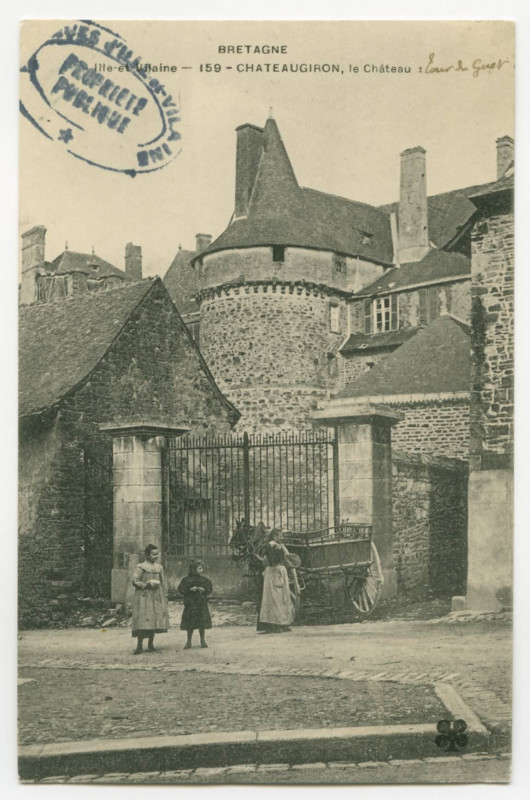 Carte postale ancienne Ille-et-Vilaine - 159 - CHATEAUGIRON, le Château.