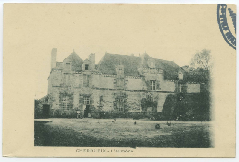 Carte postale ancienne Cherrueix - L'Aumône.