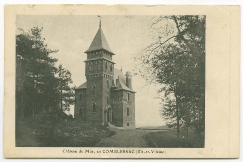 Carte postale ancienne Château du Mûr, en Comblessac (Ille-et-Vilaine).