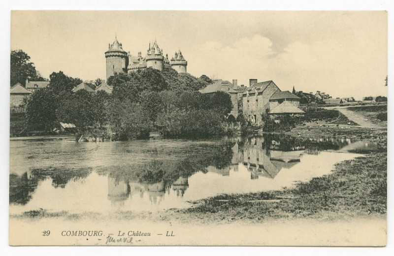 Carte postale ancienne 29 Combourg. - Le Château - Ll.