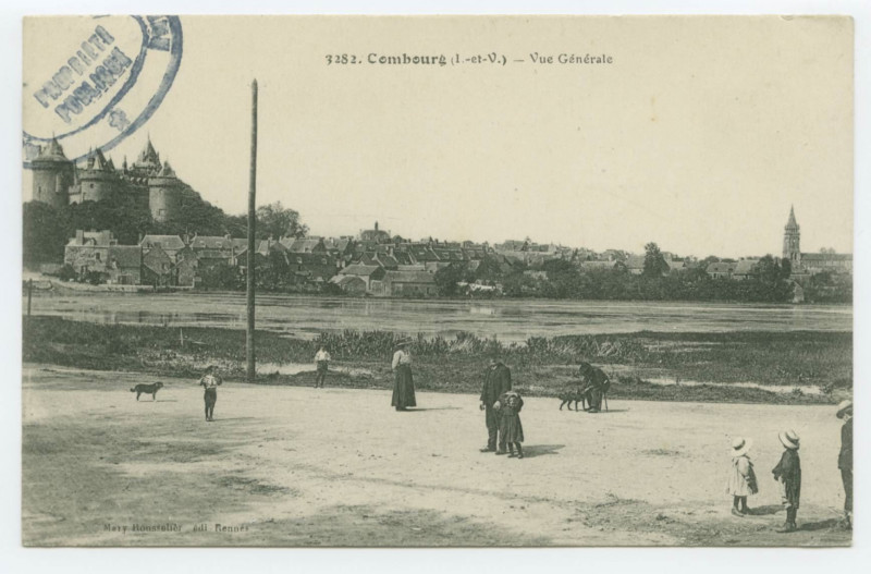 Carte postale ancienne 3282. Combourg (I.-et-V.) - Vue Generale.