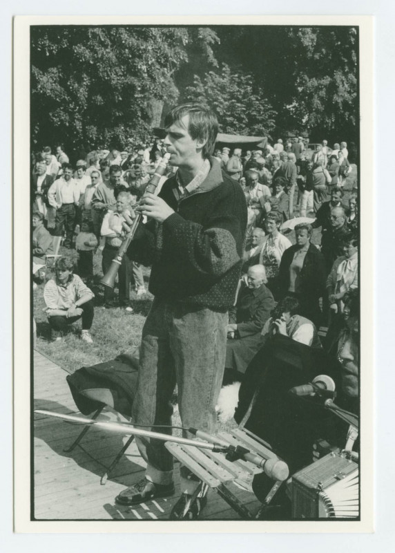 Carte postale ancienne Assemblée de la Bouèze Combourg (35) - 4 juin 1989 - Gaël Roland.