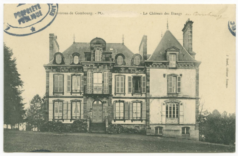 Carte postale ancienne Environs de Combourg. - Le Château des ETANGs.