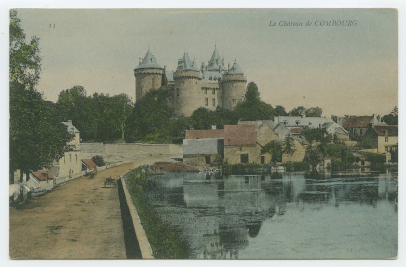 Carte postale ancienne 24   Le Château de Combourg.