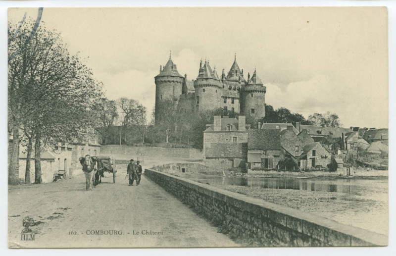 Carte postale ancienne 162. - Combourg. - Le Château.
