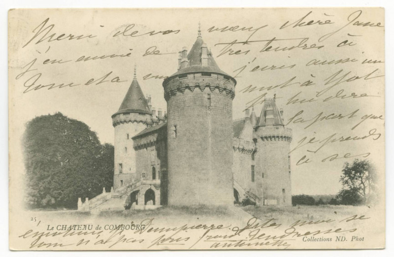 Carte postale ancienne Le Chateau de Combourg.
