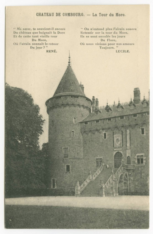 Carte postale ancienne Chateau De Combourg. - La Tour du More (XIIIe siècle).
