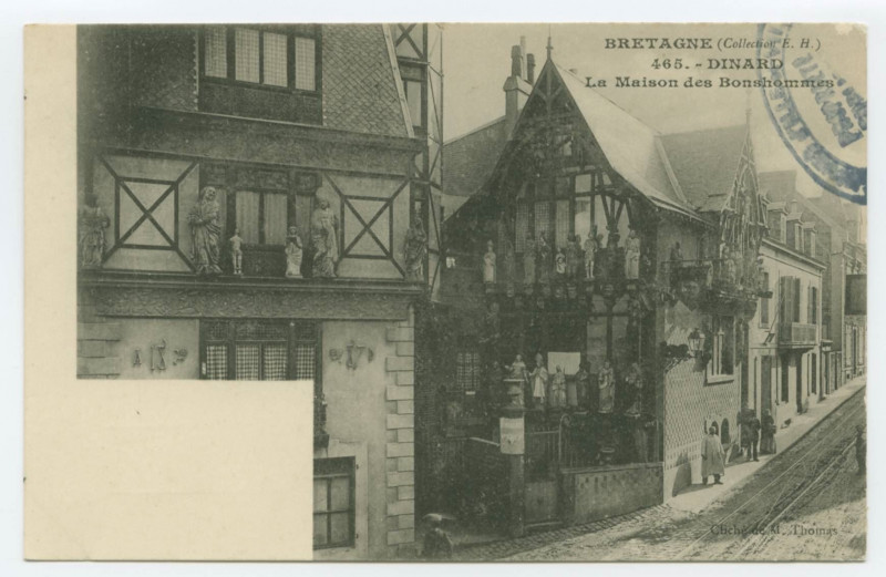Carte postale ancienne 465. - Dinard - La Maison des Bonshommes.