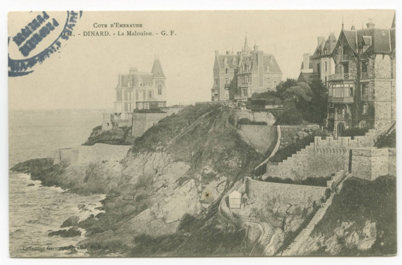 Carte postale ancienne 1196. - Dinard. - La Malouine. - G. F.