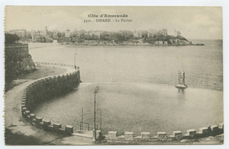 Carte postale ancienne 3370. - Dinard. - La Piscine.