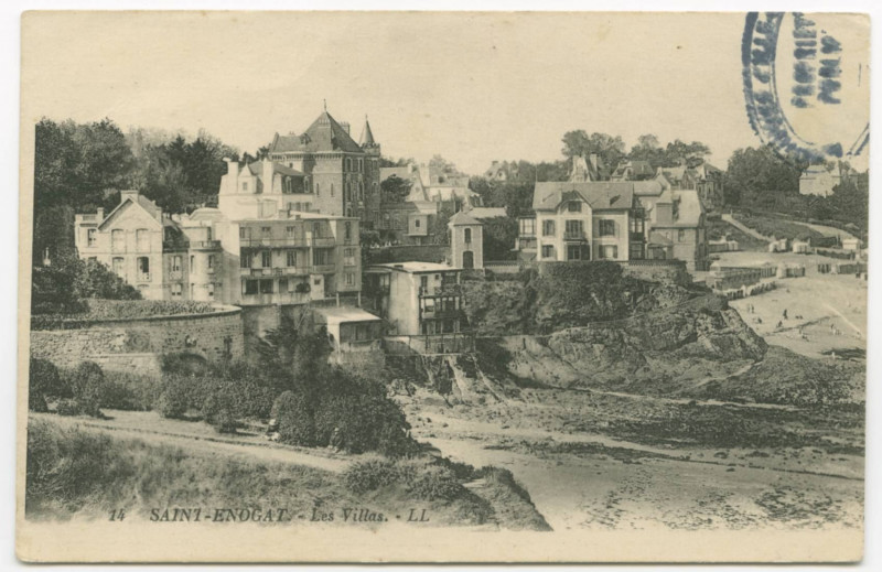 Carte postale ancienne 14 Saint-Enogat. - Les Villas