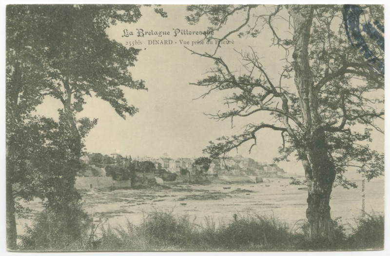 Carte postale ancienne 255bis. Dinard - Vue prise du Prieuré.