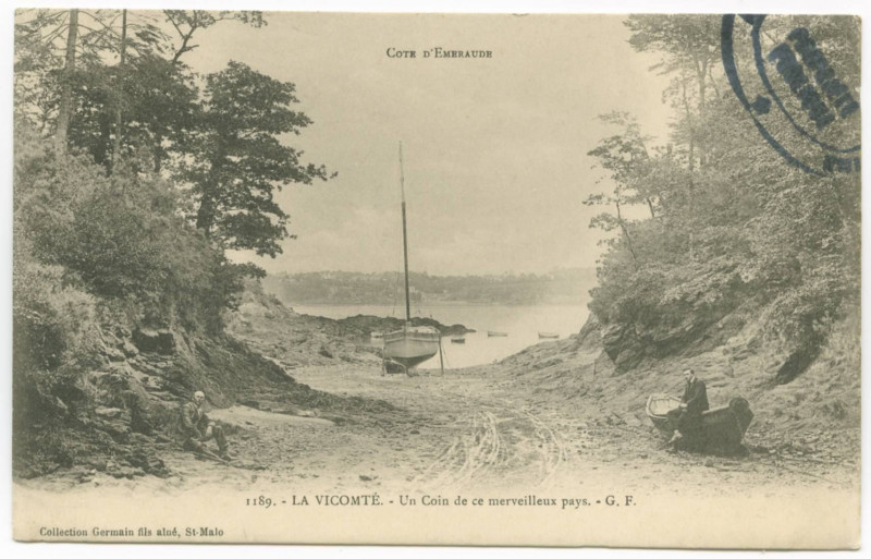 Carte postale ancienne 1189. - La Vicomte. - Un Coin de ce merveilleux pays. - G. F.