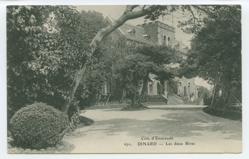 Carte postale ancienne 670. Dinard - Les deux Rives.