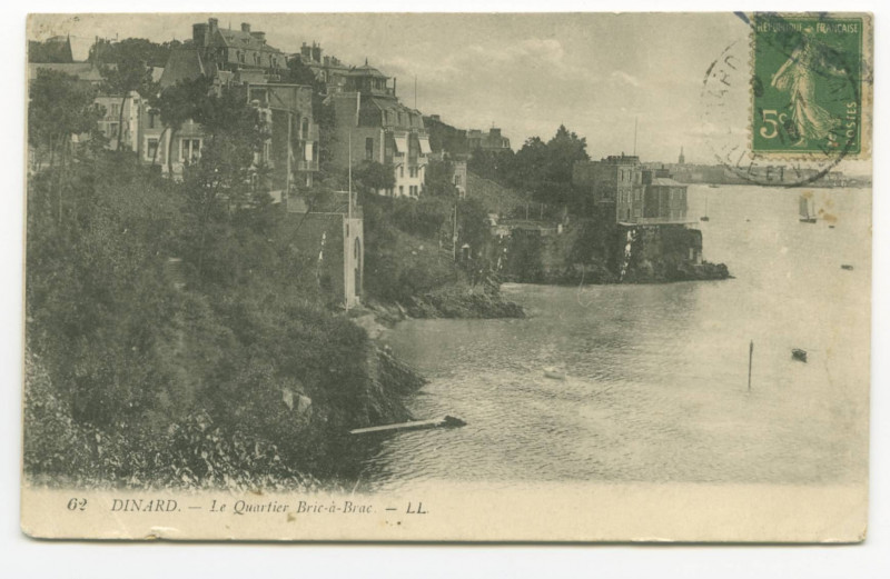 Carte postale ancienne 62 Dinard.- Le Quartier Bric-à-Brac.