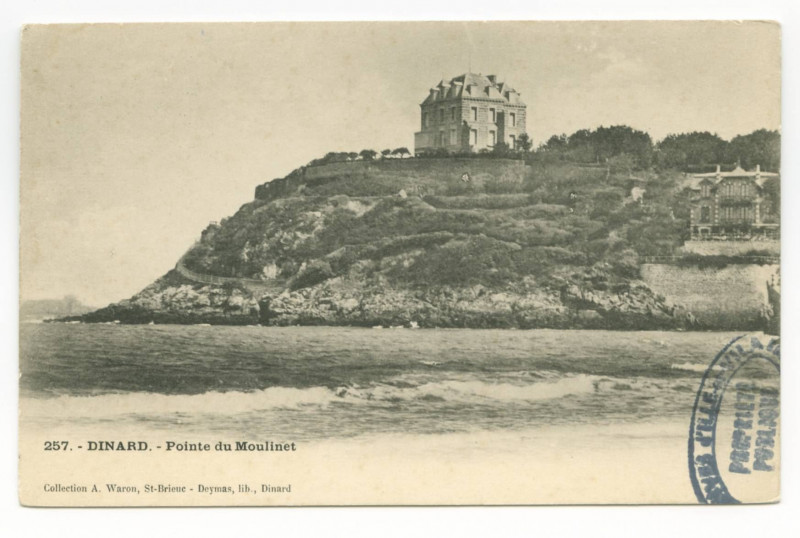 Carte postale ancienne 257. - Dinard. - Pointe du Moulinet.