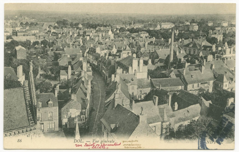 Carte postale ancienne 86  Dol. - Vue Generale.