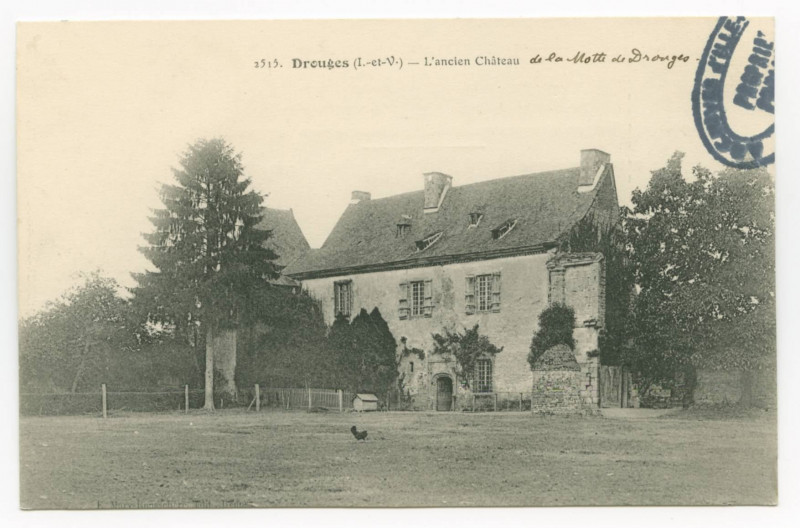 Carte postale ancienne 2515. Drouges (I.-et-V.) - L'ancien Château.