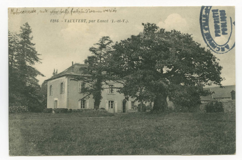 Carte postale ancienne 1286. - VAULVERT, par Eancé (I.-et-V.).