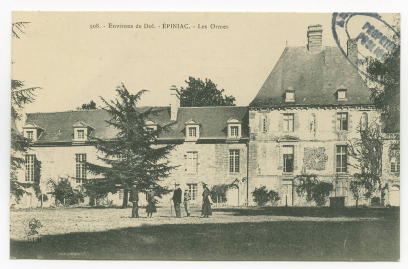 Carte postale ancienne 908. - Environs de Dol. - Epiniac. - Les Ormes.