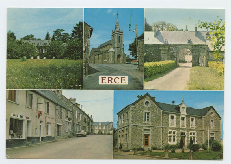 Carte postale ancienne Erce.
