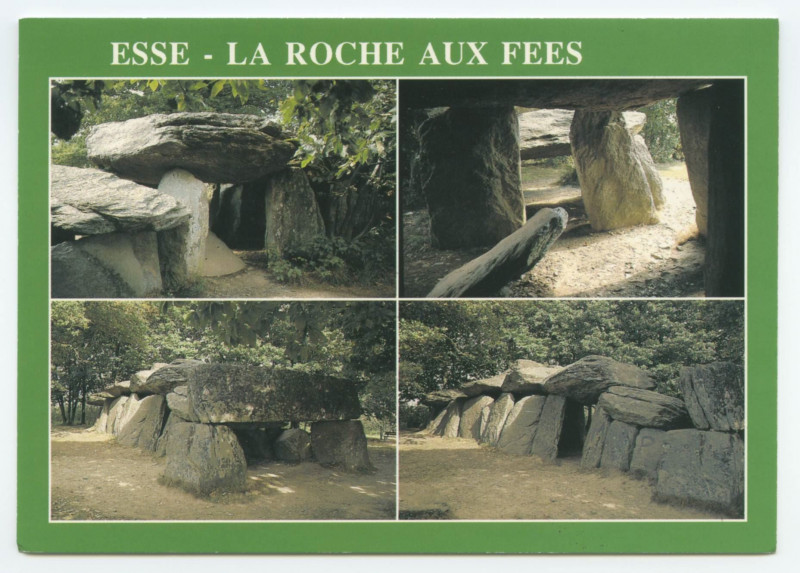 Carte postale ancienne Esse - La Roche Aux Fees.