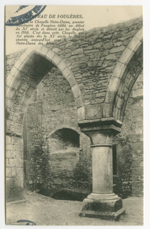 Carte postale ancienne Chateau De Fougeres.