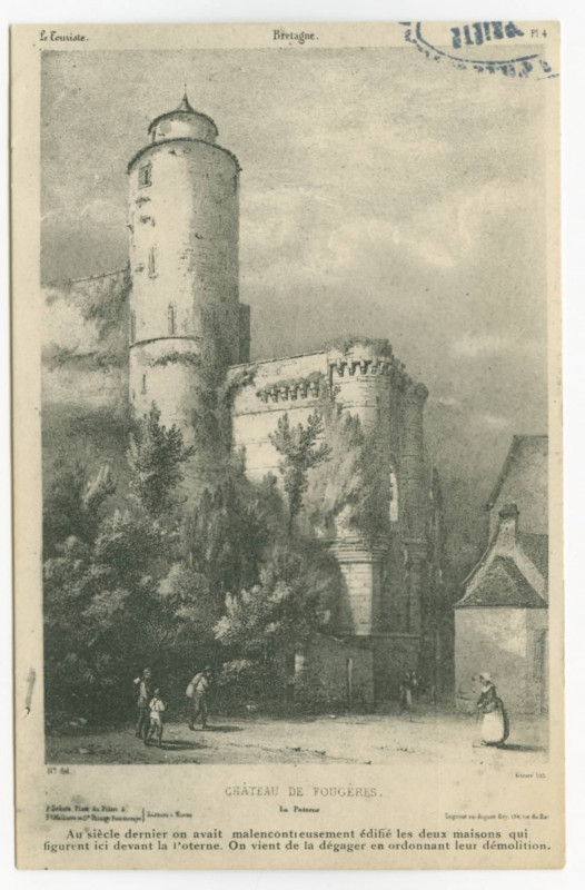 Carte postale ancienne Chateau De Fougeres.