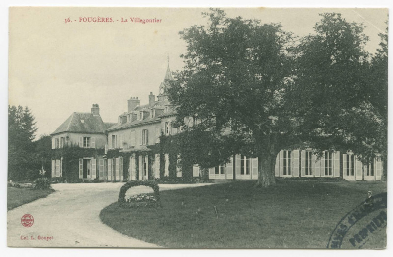 Carte postale ancienne 36. - Fougeres. - La Villegontier.