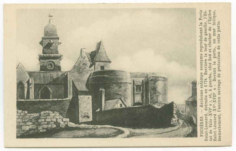 Carte postale ancienne Fougeres.
