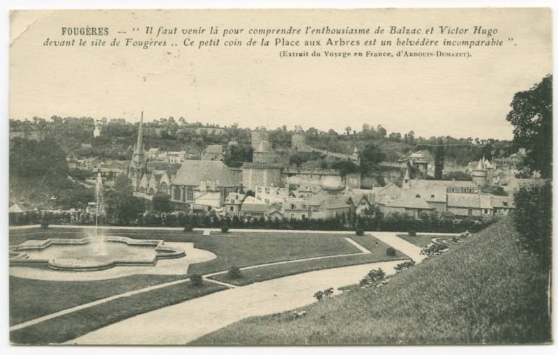 Carte postale ancienne Fougeres.
