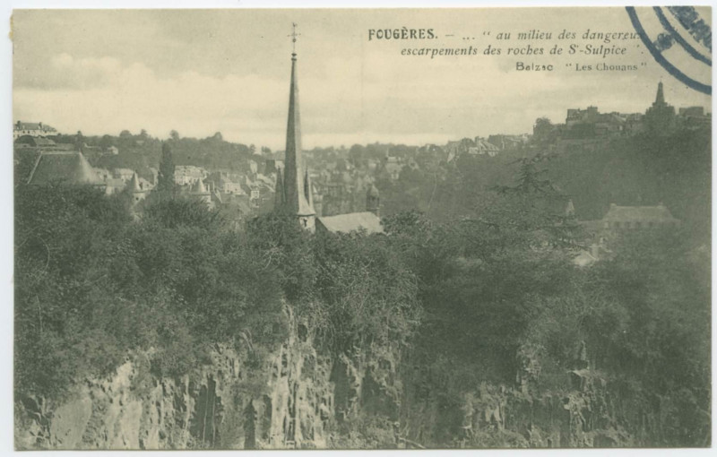 Carte postale ancienne Fougeres.