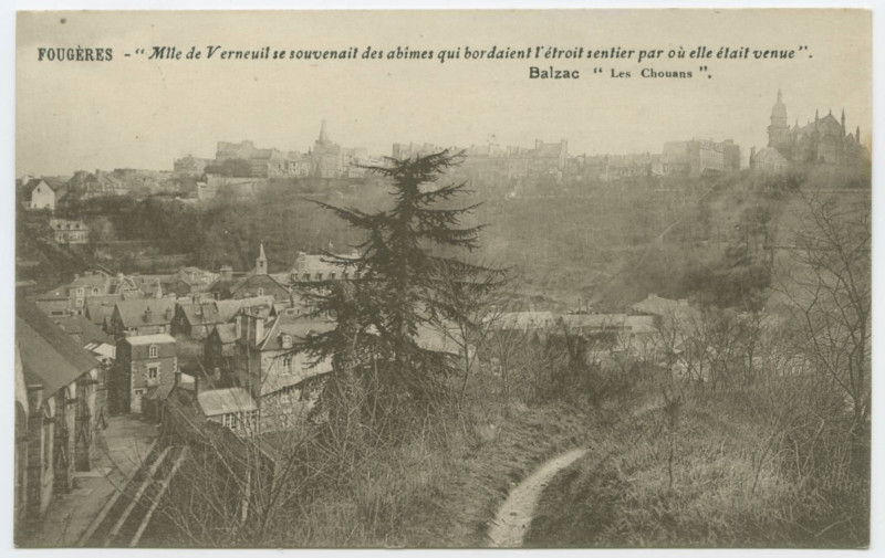 Carte postale ancienne Fougeres.