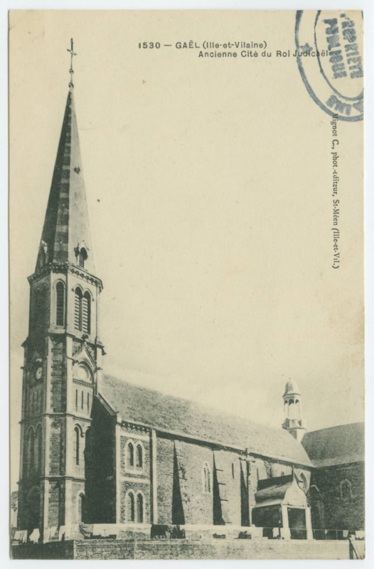 Carte postale ancienne 1530 - Gael (Ille-et-Vilaine) Ancienne Cité du Roi Judicaël.