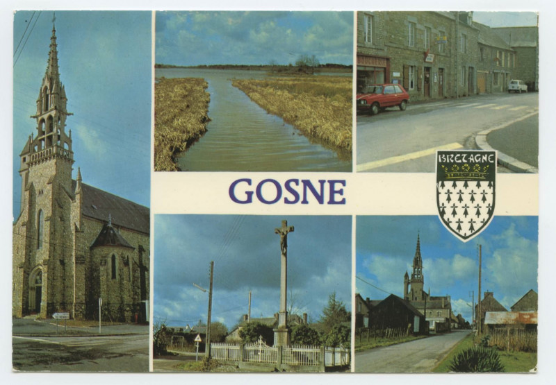 Carte postale ancienne Gosne.