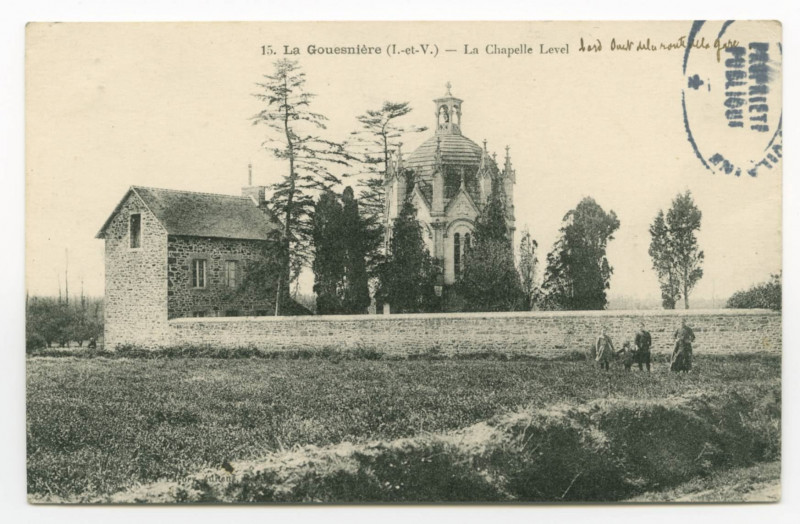 Carte postale ancienne 15. La Gouesnière (I.-et-V.) - La Chapelle Level.