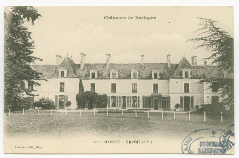 Carte postale ancienne 181 - Blossac - Goven (I.-et-V.).