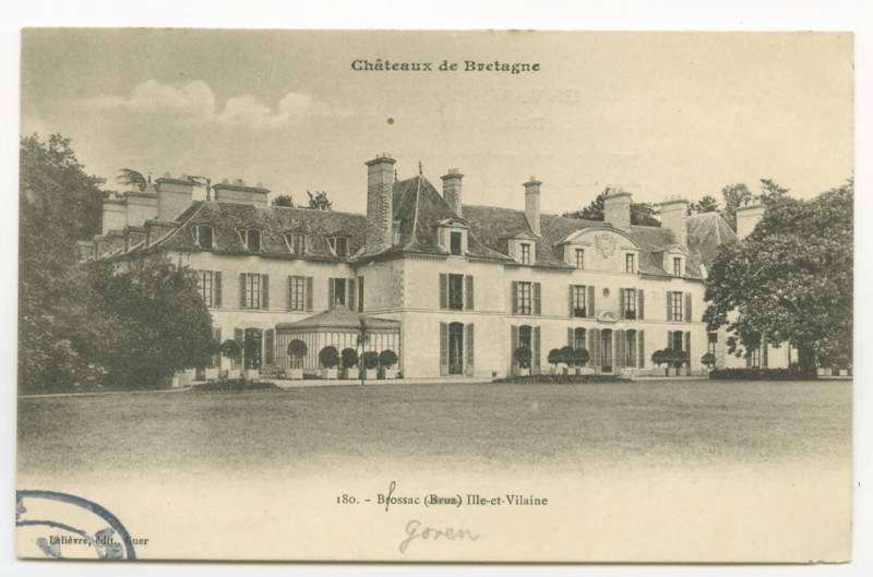 Carte postale ancienne 180. - Blossac (Goven) Ille-et-Vilaine.