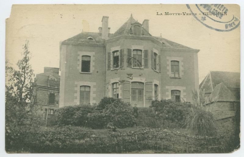 Carte postale ancienne La Motte-Verte - Guichen.