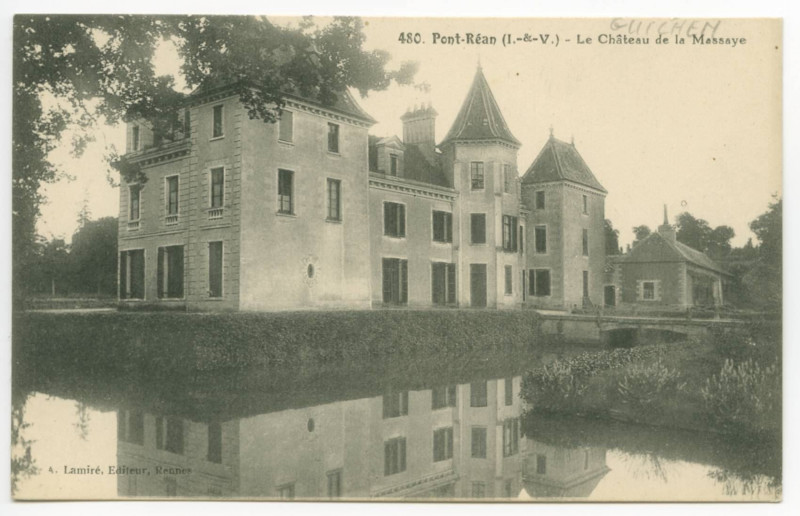 Carte postale ancienne 480. Pont-Réan (I.-&-V.) - Le Château de la Massaye.