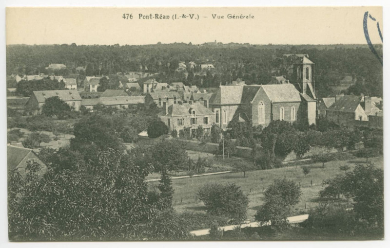 Carte postale ancienne 476  Pont-Réan (I.-&-V.) - Vue Generale.